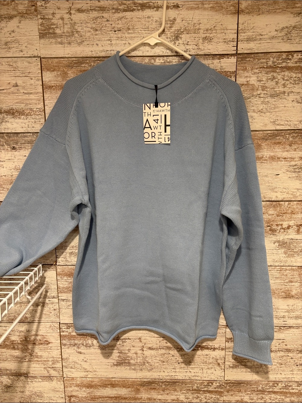 41 Hawthorn Light Blue Crewneck Sweater